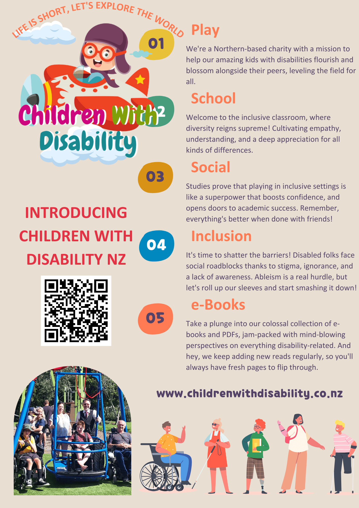 Children with Disability NZ Brochures Cover