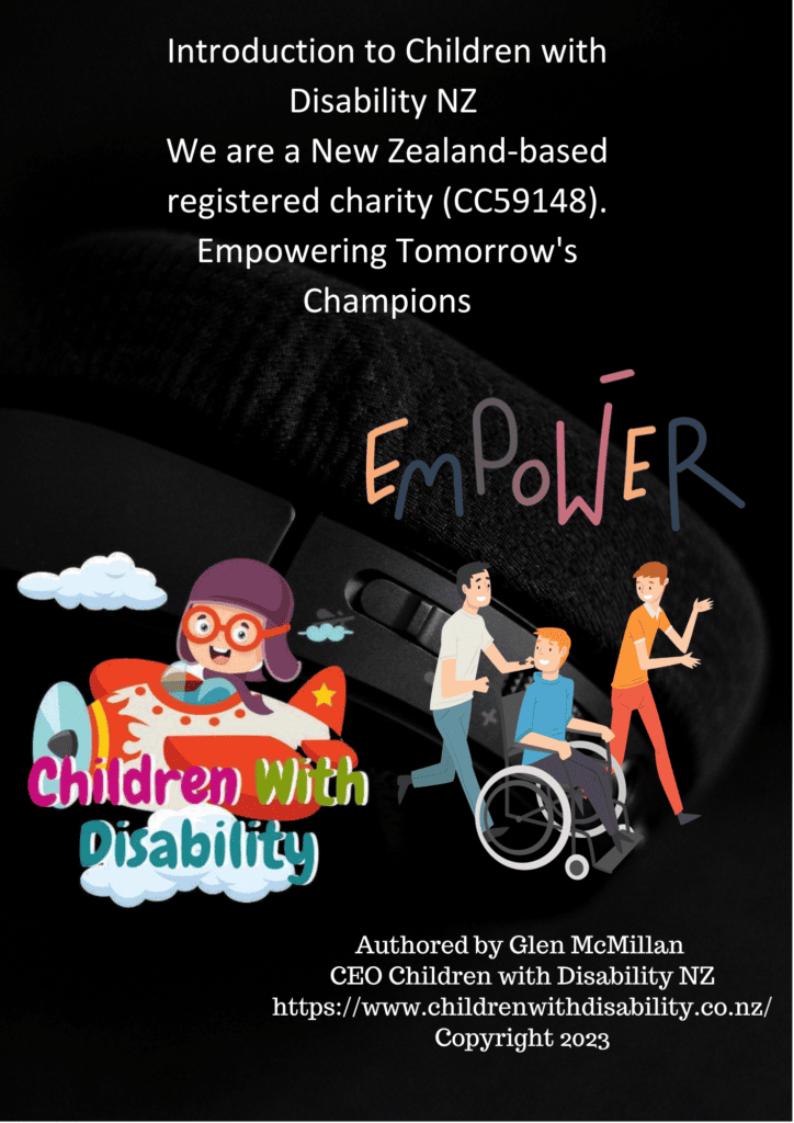 Children with Disability NZ Empowering Tomorrows Champions