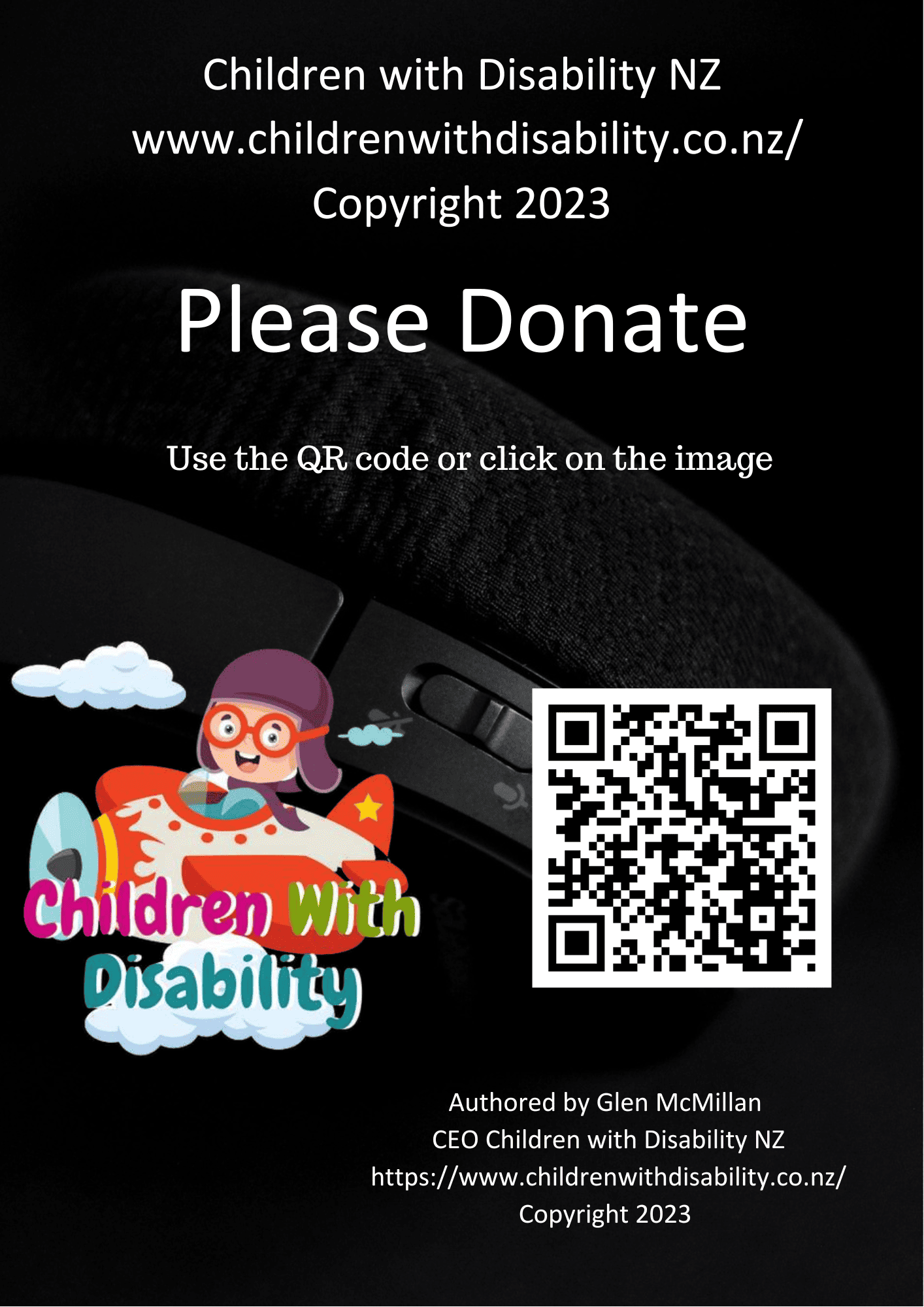 Please donate to Children with Disability NZ